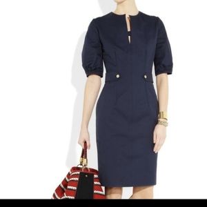 Vintage Black Yves Saint Laurent Nautical Dress